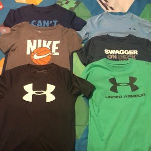Boys Youth Size Small Under Armour/Nike Bundle